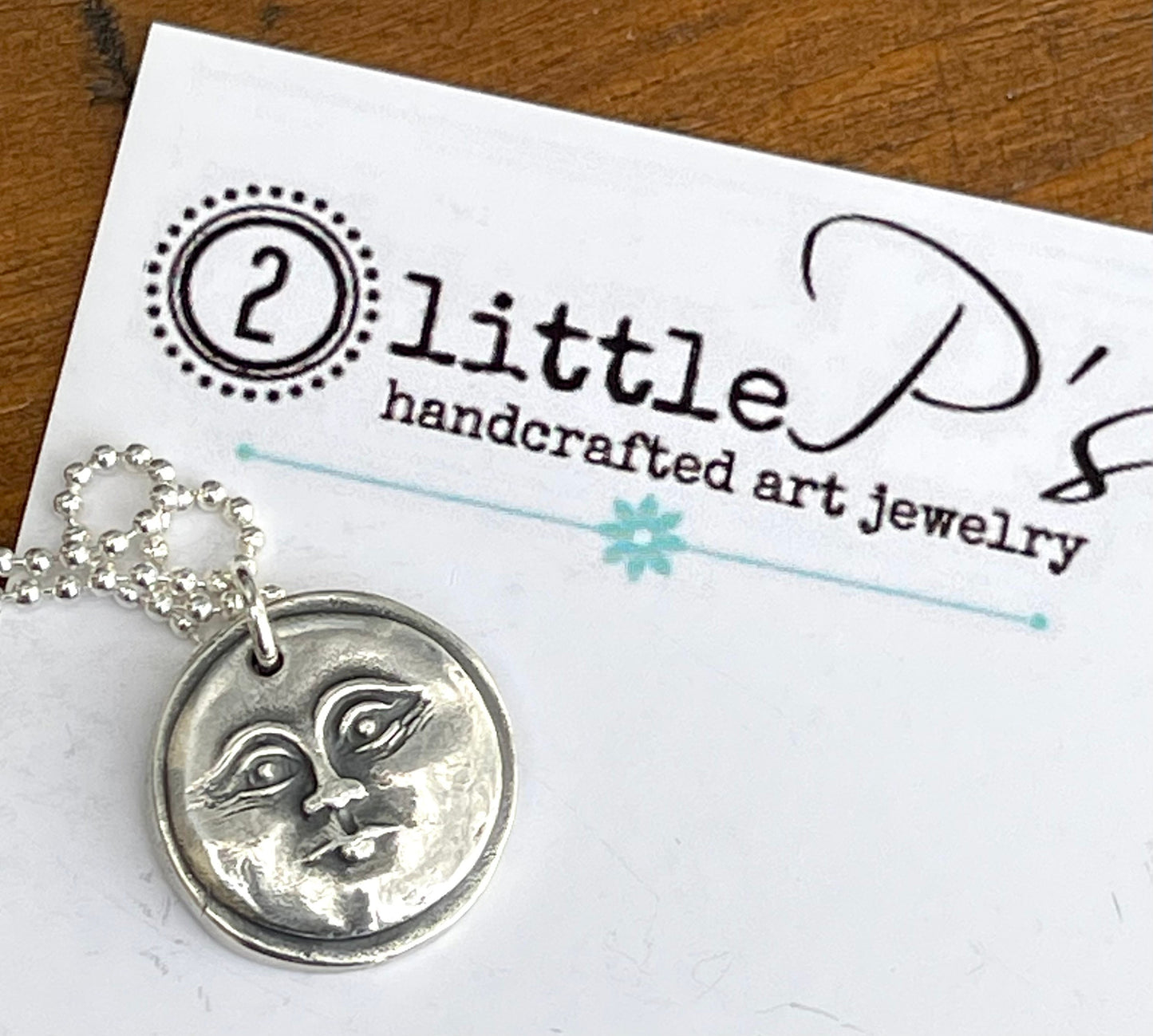 Moon Jewelry MOON FACE Necklace Gift for her MOON Pendant Night Sky Lover