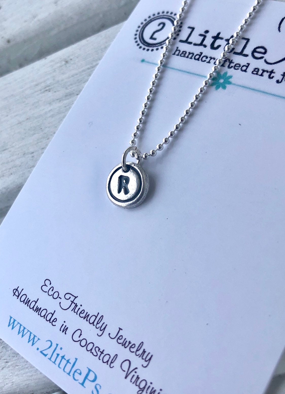 Typewriter Key Letter Personalized Jewelry Minimalist Letter Necklace Letter Typewriter Charms Choose YOUR LETTER (ONE)