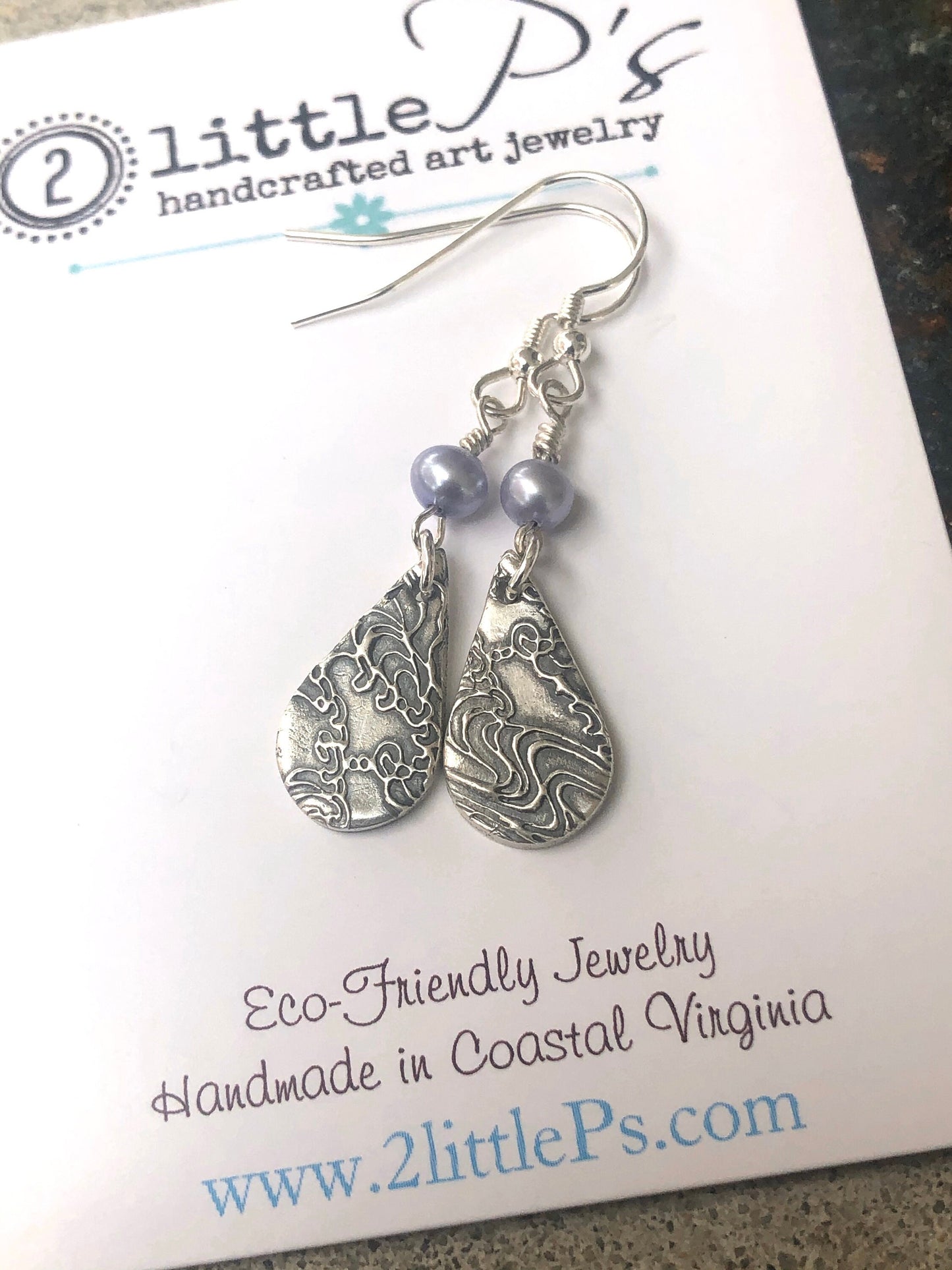 Ships Today, Serenity Drop Earrings, Cool water Jewelry, Bridesmaid Gift