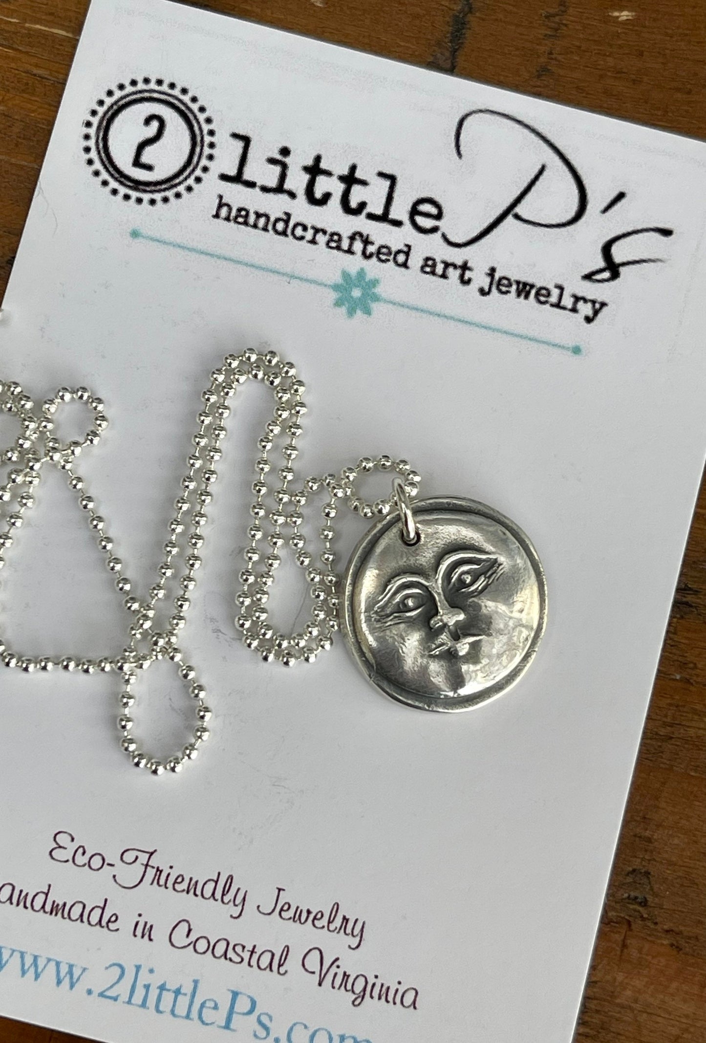 Moon Jewelry MOON FACE Necklace Gift for her MOON Pendant Night Sky Lover