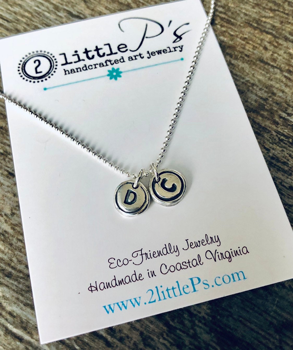 Typewriter Keys Personalized Jewelry Minimalist Letter Necklace Letter Typewriter Charms Choose YOUR LETTERS (TWO)