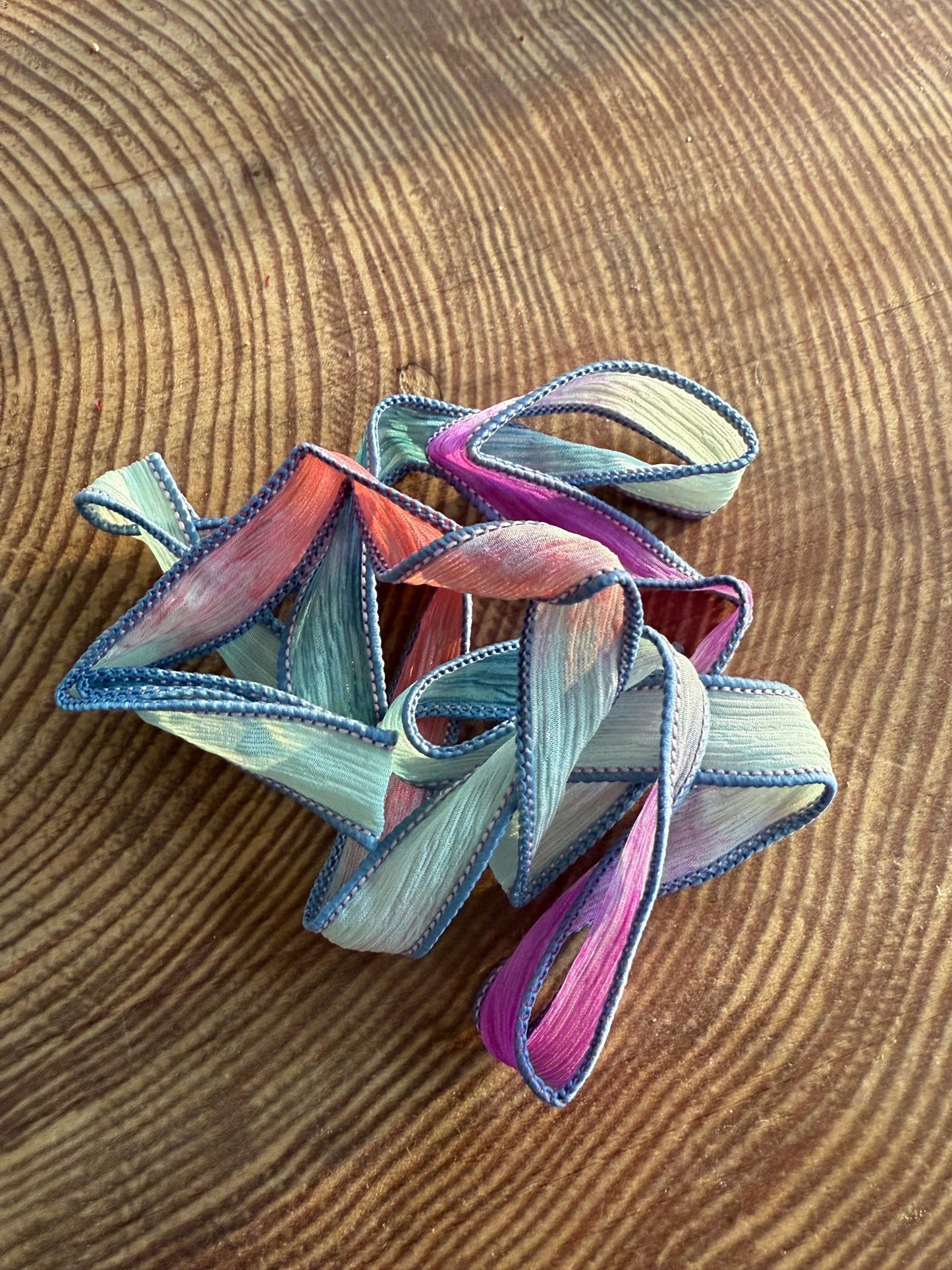 Silk Wrap Ribbon, Silk Ribbon Wrap ~ Spring Silk Wrap Ribbon - One Ribbon