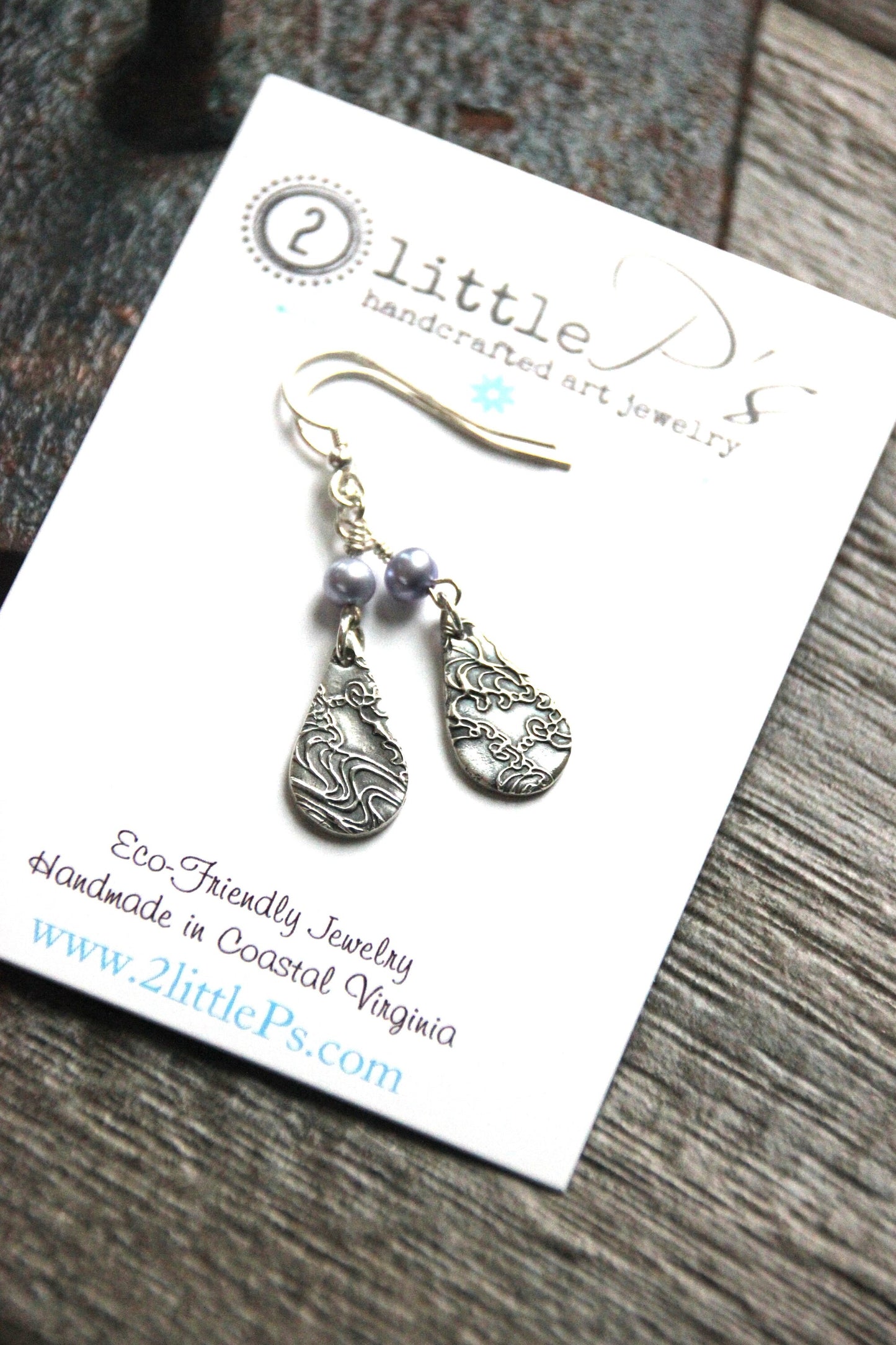 Ships Today, Serenity Drop Earrings, Cool water Jewelry, Bridesmaid Gift