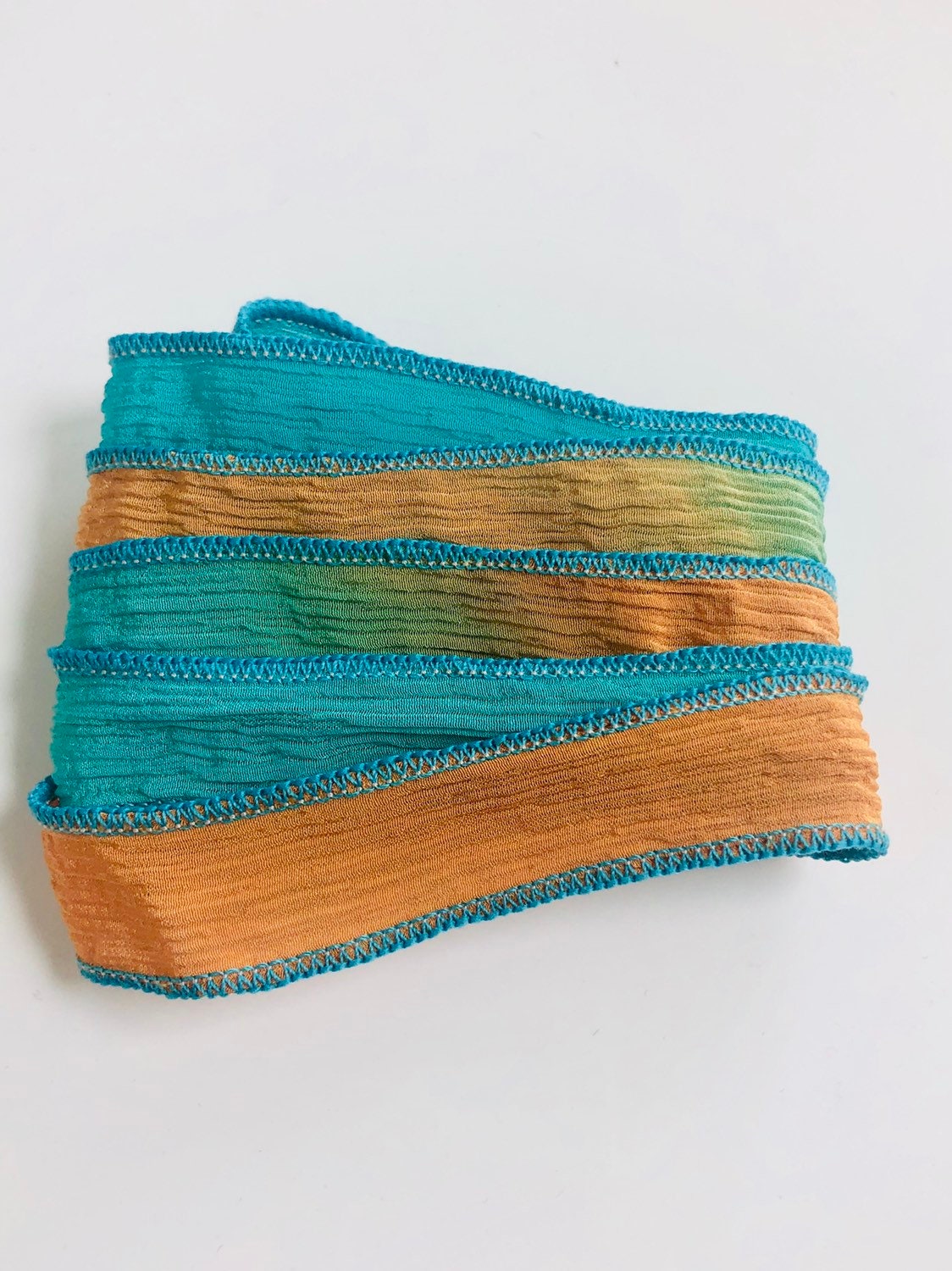 Silk Wrap Ribbon, Silk Ribbon Wrap ~ Tropical Silk Wrap Ribbon - One Ribbon