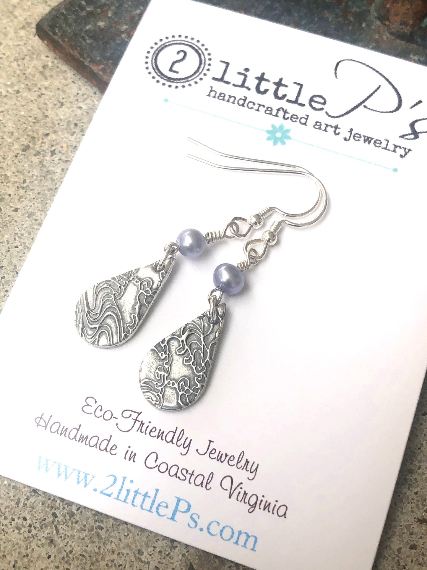 Ships Today, Serenity Drop Earrings, Cool water Jewelry, Bridesmaid Gift