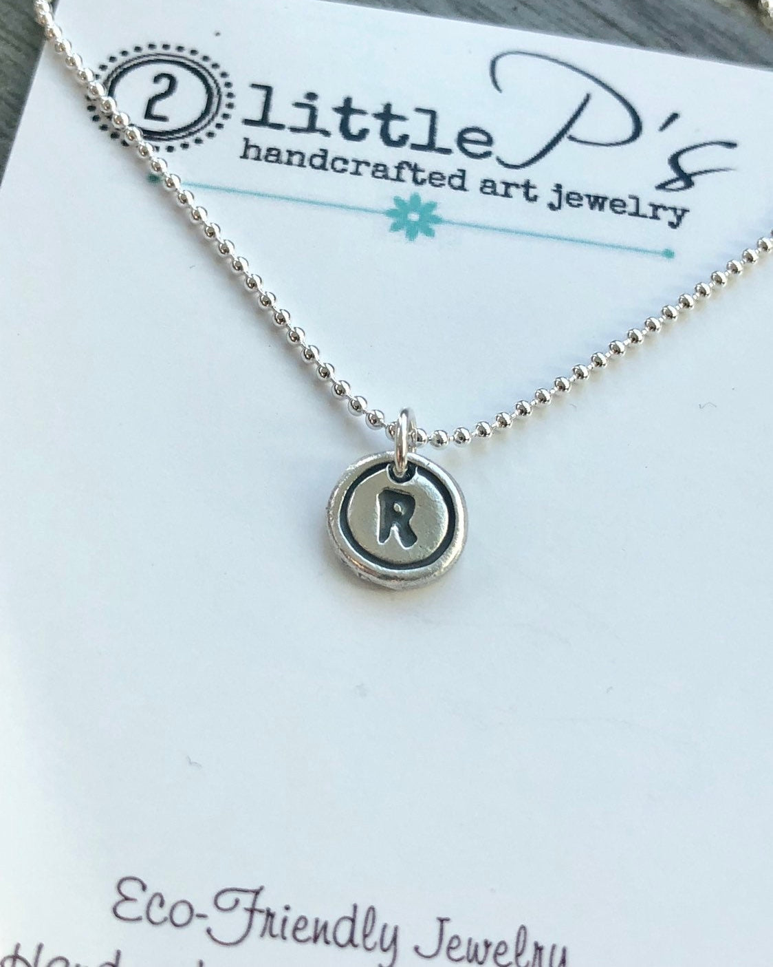 Typewriter Key Letter Personalized Jewelry Minimalist Letter Necklace Letter Typewriter Charms Choose YOUR LETTER (ONE)