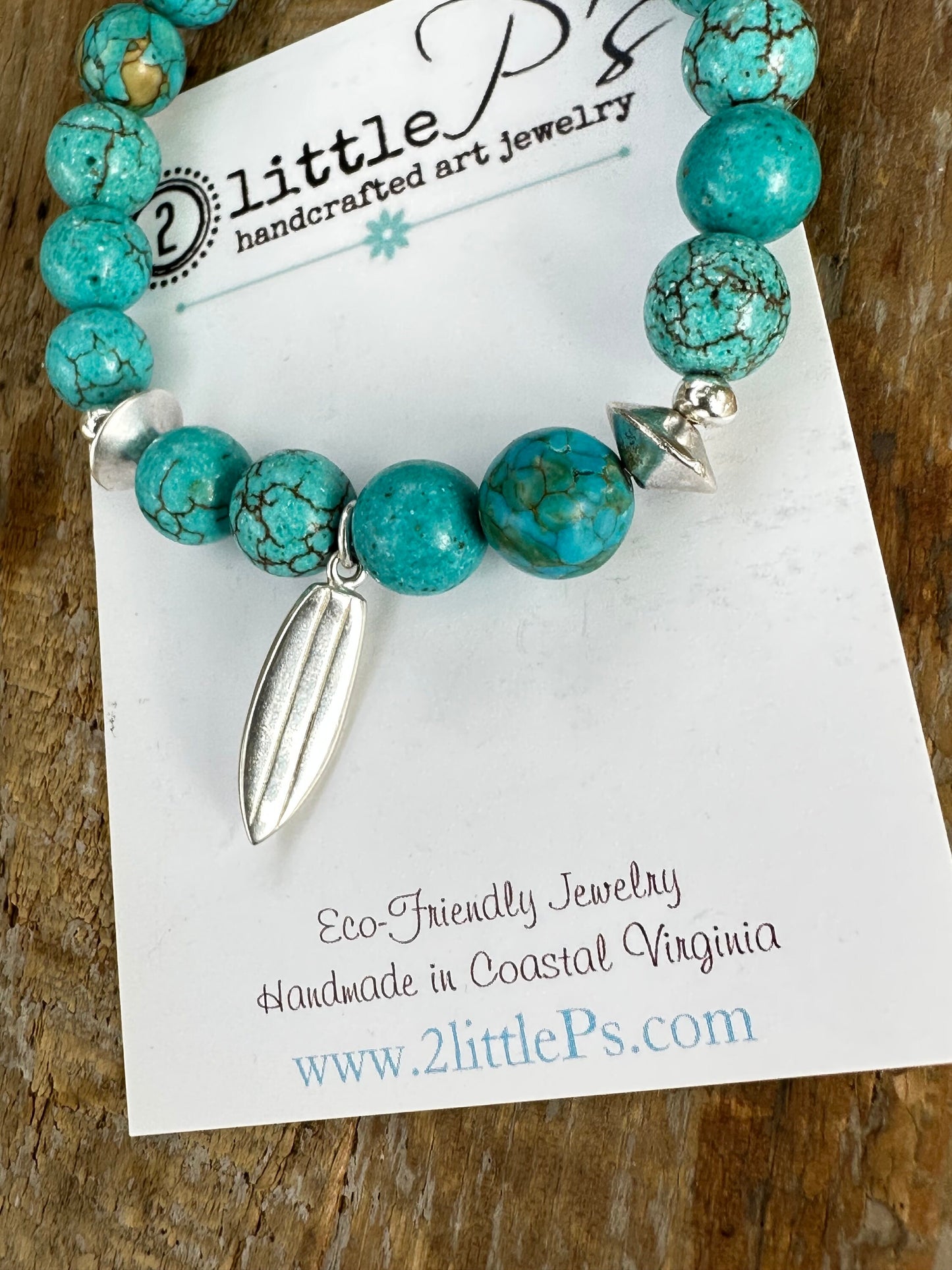 Surfer Stackies, Elastic Stretch Bracelet, Surfboard Charm Bead Bracelets, Gift for her