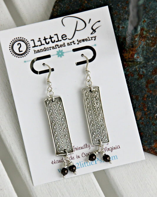 As Seen on Hart of Dixie, Boho, Gift for Her,Textured Art Jewelry, Handcrafted Pure Silver