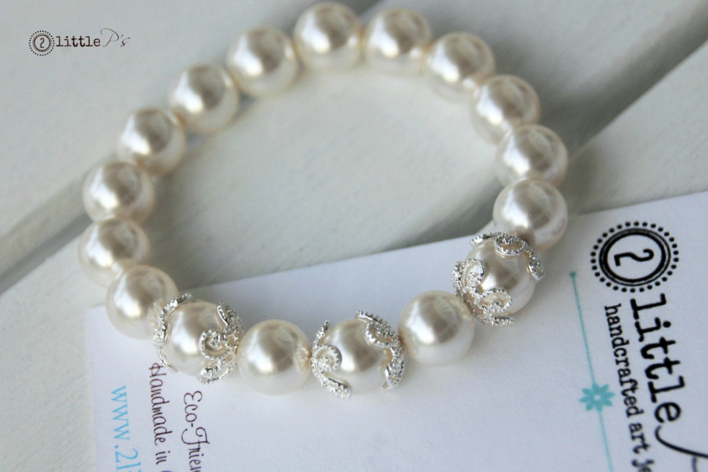 Pearl Elements Bead Bracelet, Swarovski Pearl Elements, Gift for Her