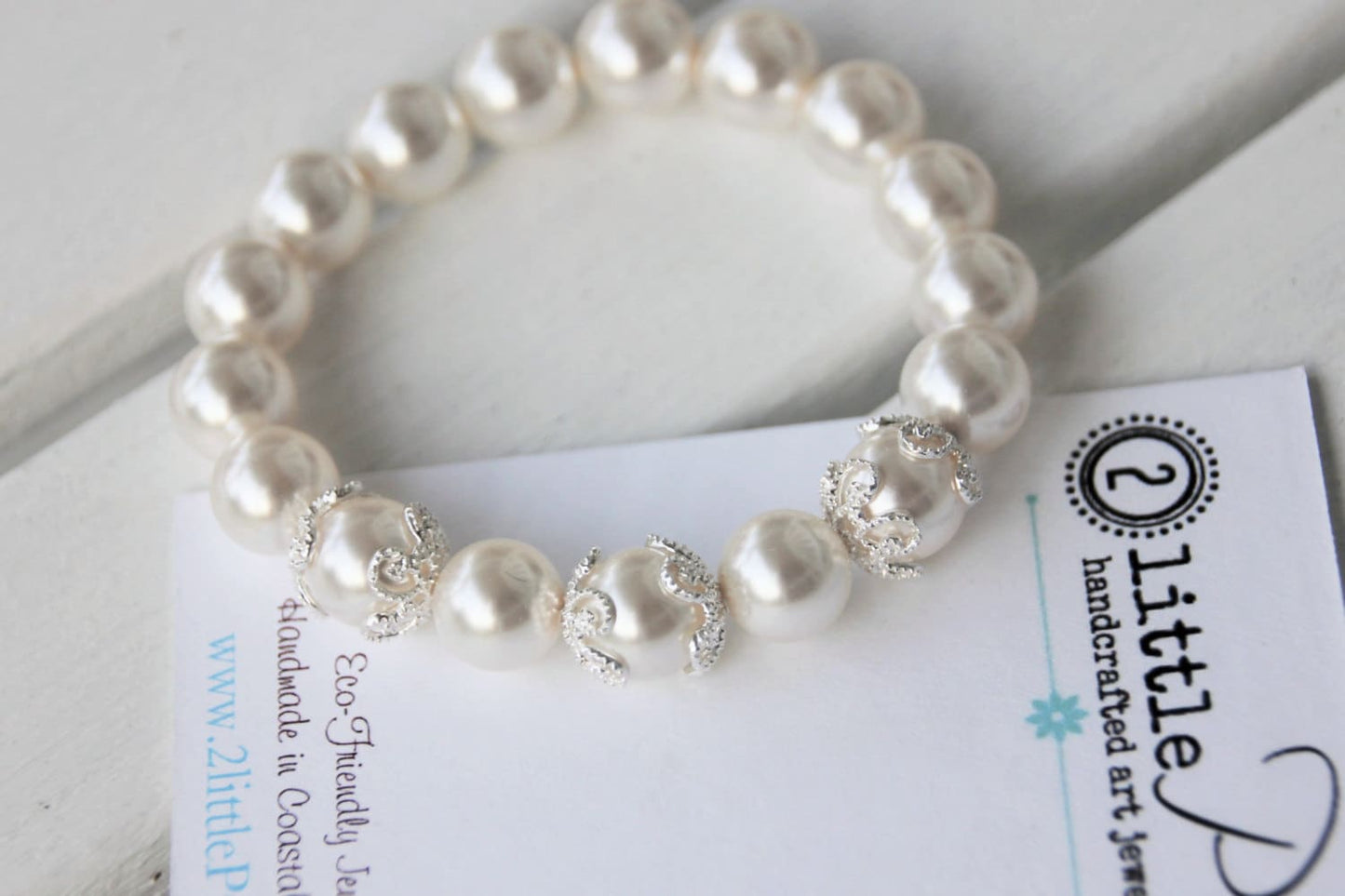 Pearl Elements Bead Bracelet, Swarovski Pearl Elements, Gift for Her