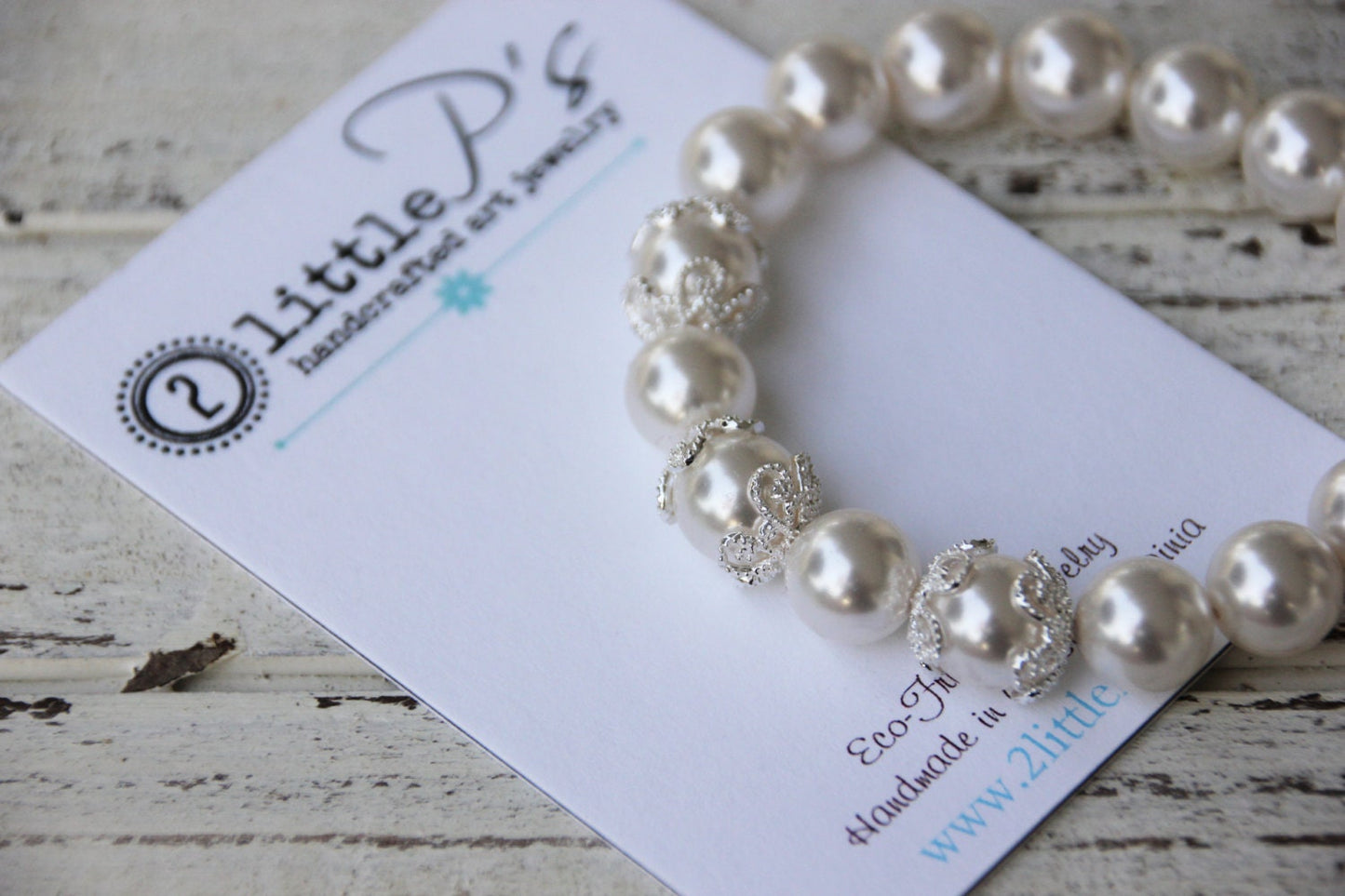 Pearl Elements Bead Bracelet, Swarovski Pearl Elements, Gift for Her